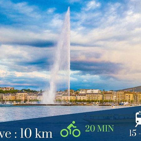 Homey Chloe - New - Parking Gratuit - Balcon Prive - Proche Geneve Annemasse Bagian luar foto
